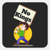 Autocollant No Kings (Devant)