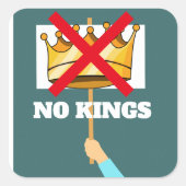 Autocollant No Kings (Devant)