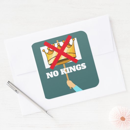 Autocollant No Kings (Enveloppe)