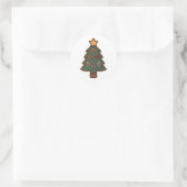 Autocollant Noël Alien 5 (Sac)