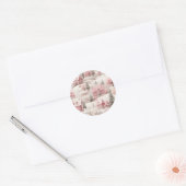 Autocollant Noël rose (Enveloppe)