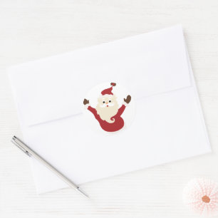 Autocollant Noël Santa