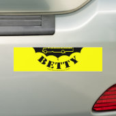 Autocollant noir 2of2 de Betty (En voiture)