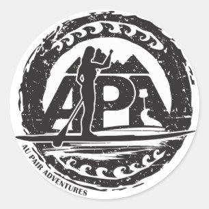 Autocollant noir de timbre