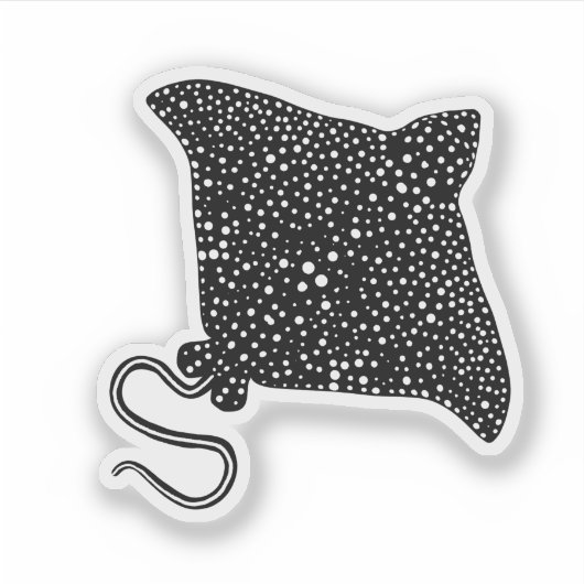 Autocollant noir et blanc (Devant)