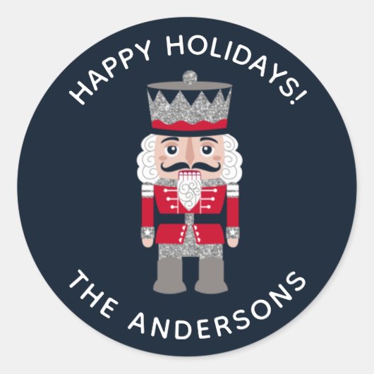 Autocollant Noir Noir Noir de Noël (Devant)