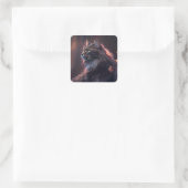 Autocollant norvégien d'art de chat de forêt (Sac)