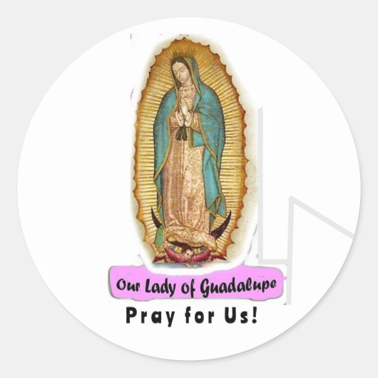 Autocollant Notre-Dame de Guadalupe (Devant)
