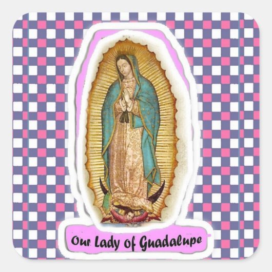 Autocollant Notre-Dame de Guadalupe (Devant)