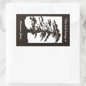 Autocollant nouvelle silhouette arbre (Sac)