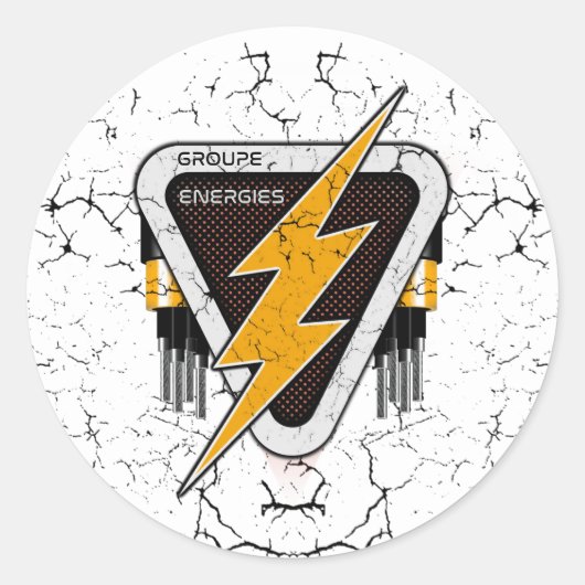 AUTOCOLLANT NRJ 2025 RONDE STICKER (Voorkant)