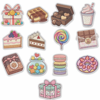Autocollant Nuage Joyeux Kawaii – Doux Cartoon Pas