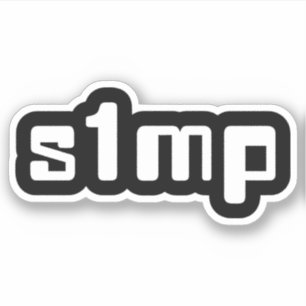 Autocollant Number One Simp