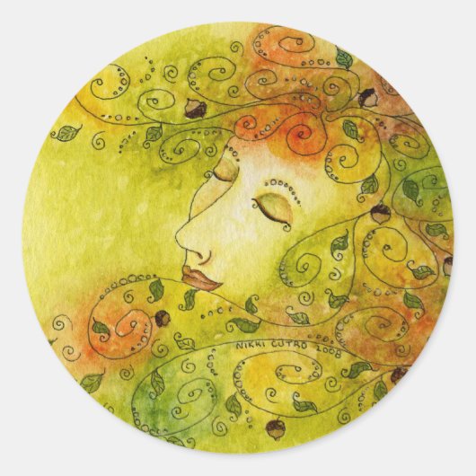 Autocollant nymphe d'automne (Devant)