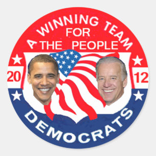 Autocollant Obama 2012