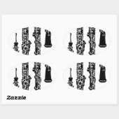 Autocollant Oboe (Feuille)