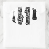 Autocollant Oboe (Sac)