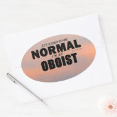 Autocollant Oboiste Normal (Enveloppe)