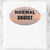 Autocollant Oboiste Normal (Sac)