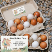 Autocollant OEufs Personnalisés Coq