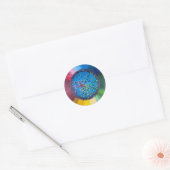 Autocollant - Œuvre d'art faite à la main - La Rou (Enveloppe)
