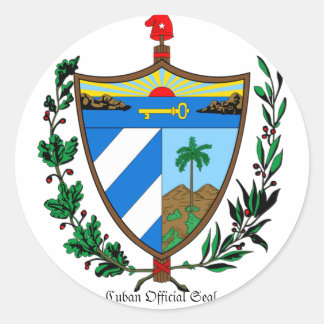 Autocollant officiel cubain