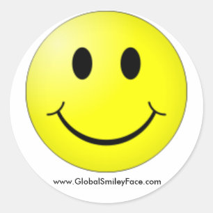Autocollant officiel de GlobalSmileyFace.com