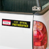 Autocollant OFFICIEL de PHOTOGRAPHE de pdc (Sur camion)