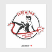 Autocollant officiel Elbow Inn (Feuille)