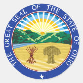 Autocollant Ohio State Seal (Devant)