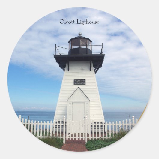 Autocollant Olcott Lighthouse (Devant)