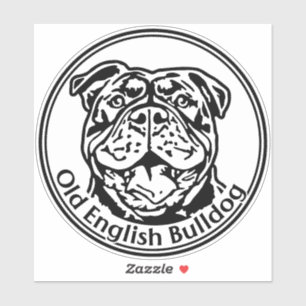 Autocollant Old english Bulldog OEB