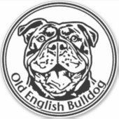 Autocollant Old english Bulldog OEB (Devant)