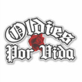 Autocollant Oldies por vida (Devant)