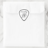 Autocollant Onglet de guitare AV (Sac)