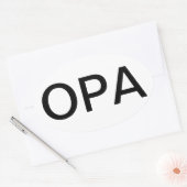 Autocollant OPA (Enveloppe)
