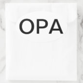 Autocollant OPA (Sac)