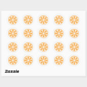 Autocollant orange (Feuille)