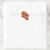 Autocollant Orange ORANGE FLORAL FANTASY (Sac)