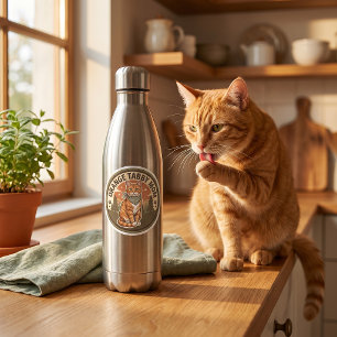 Autocollant Orange Tabby pour maman chat Cadeau po