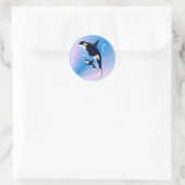 Autocollant Orca Maman et Bébé (Sac)