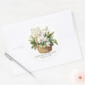 Autocollant Orchidées Blanches (Enveloppe)