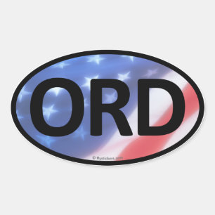 Autocollant ORD Oval