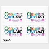 Autocollant Organiser pour Durer (Feuille)