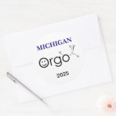 Autocollant orgo smile (Enveloppe)