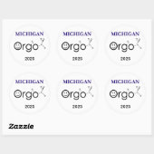 Autocollant orgo smile (Feuille)