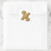 Autocollant original Gold SPARKLE impression (Sac)