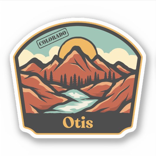 Autocollant Otis, Colorado (Devant)