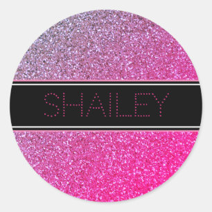 Autocollant ou sceau d'enveloppe Pink Sparkles
