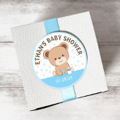 Autocollant Ourson Bébé Mignon (Bleu)